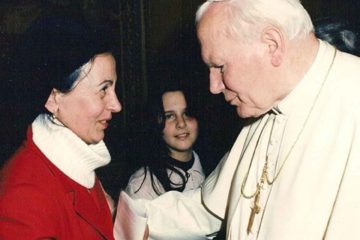 Giovanni Paolo II e Flora Gualdani