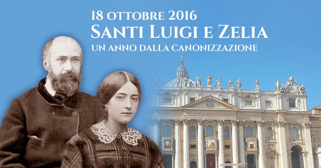 Canonizzazione Luigi e Zelia