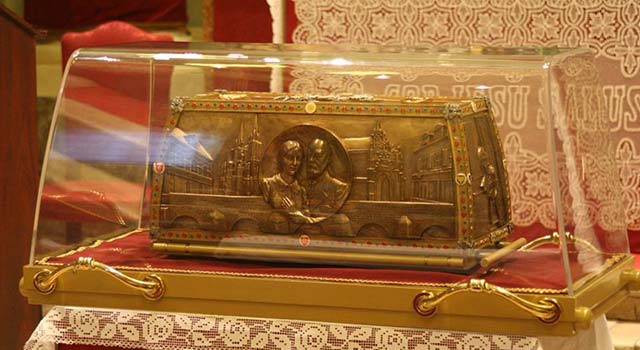 Urna reliquie dei Santi Luigi e Zelia MArtin